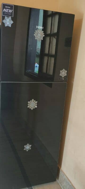 Rafrigrator For Sell Haier Glass Door Like A New 1