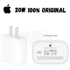 Iphone 20W Brand New PD Charger 100% original company Stock