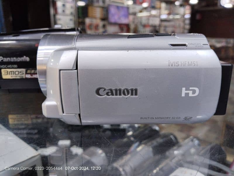 Professional Panasonic and Canon Handycam with external Mic Support 1