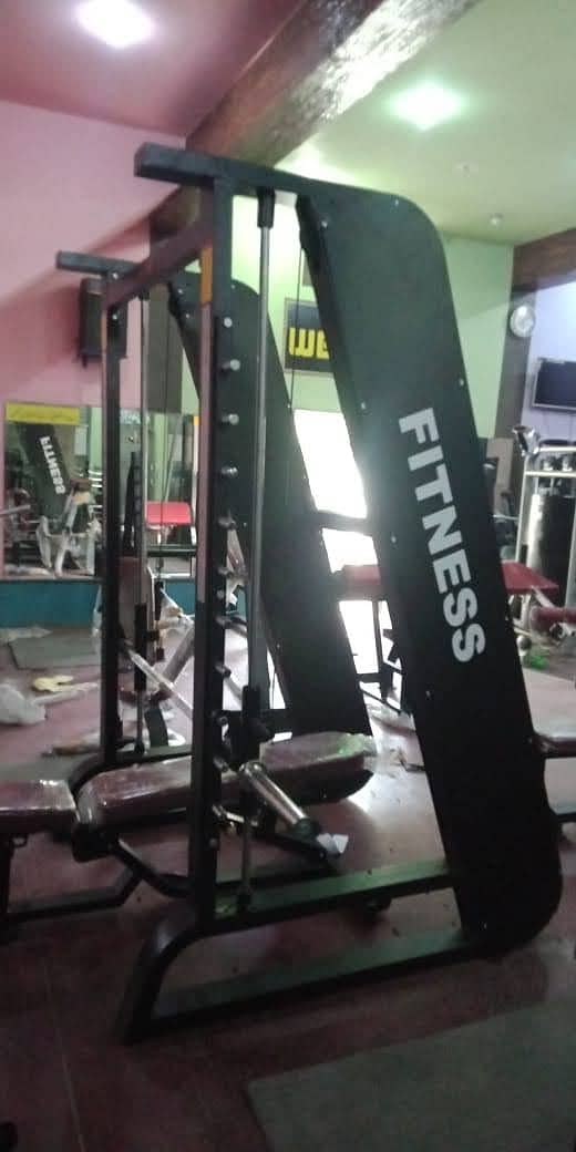 Dual Smith machine|Cross over| Functional trainer|Comercial Gym Setup 2