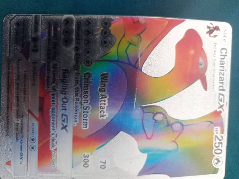 New edition Charizard GX silver and rainbow 1