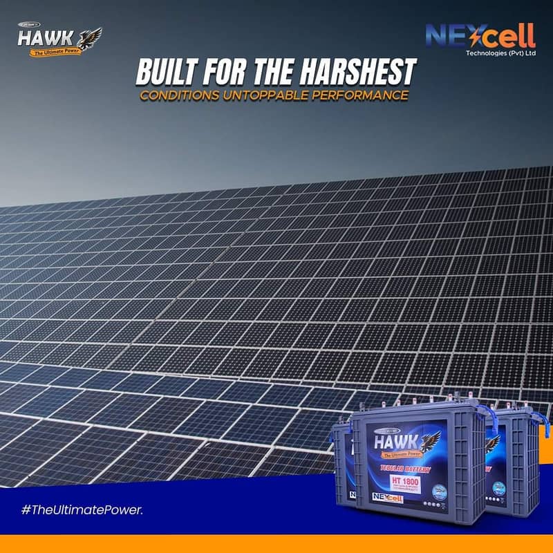 HAWK TUBULAR BATTERY / Vaults / Exide / batteries / solar / Hawk 3