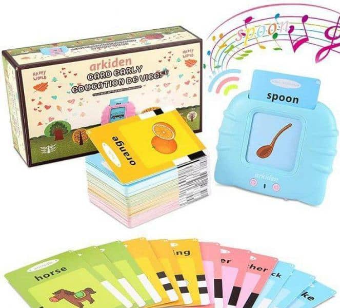 Talking Flash cards for kids chargeable 2