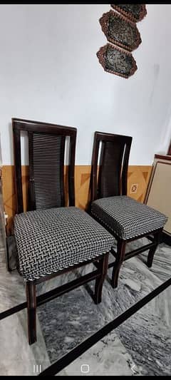 dinning table/6 chairs dinning table/glass table