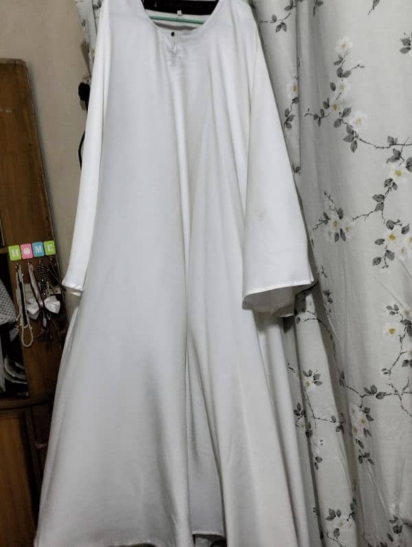 best white abaya 1