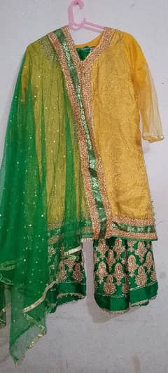 mehndi dress