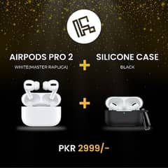 air pods pro 2 + free selicon case 0