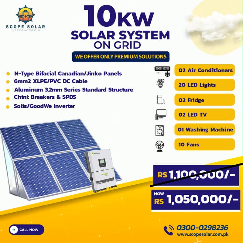 5kwa On Grid and Hybrid Premium Solar Solutions 0