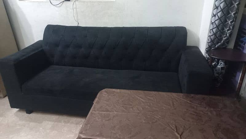 black velvet sofa for sale 1