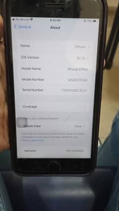 iphone 8 plus black color 256gb non pta