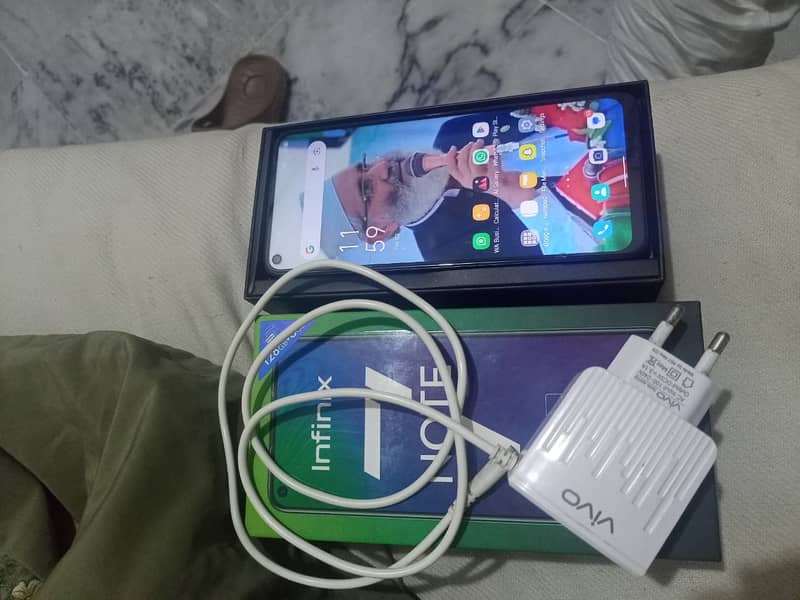 Infinix note 7 (6,128) with box and detachable exchange possible 2