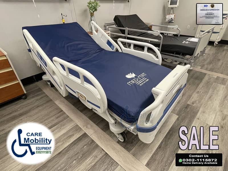 Hospital Bed | Patient Bed | Electrical Bed | ICU Bed | Imported Bed 12