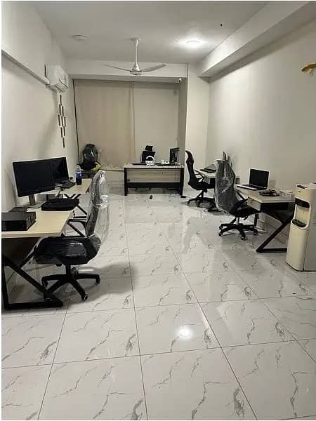 Fully Furnished Area 500 Square Feet Office Available For Rent Real Pictures Gulberg 3 Lahore 2