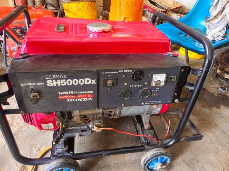 Honda 5 kva self start generator 100% genuine engine and motor 3