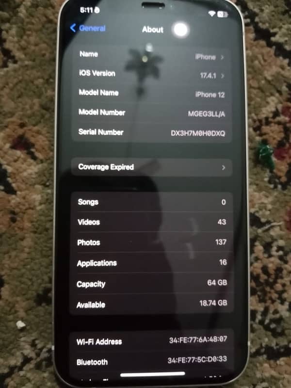 iPhone 12 non pta jv 10 by 10 condition 0