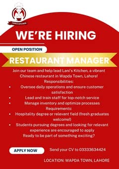 Restaurant Manager