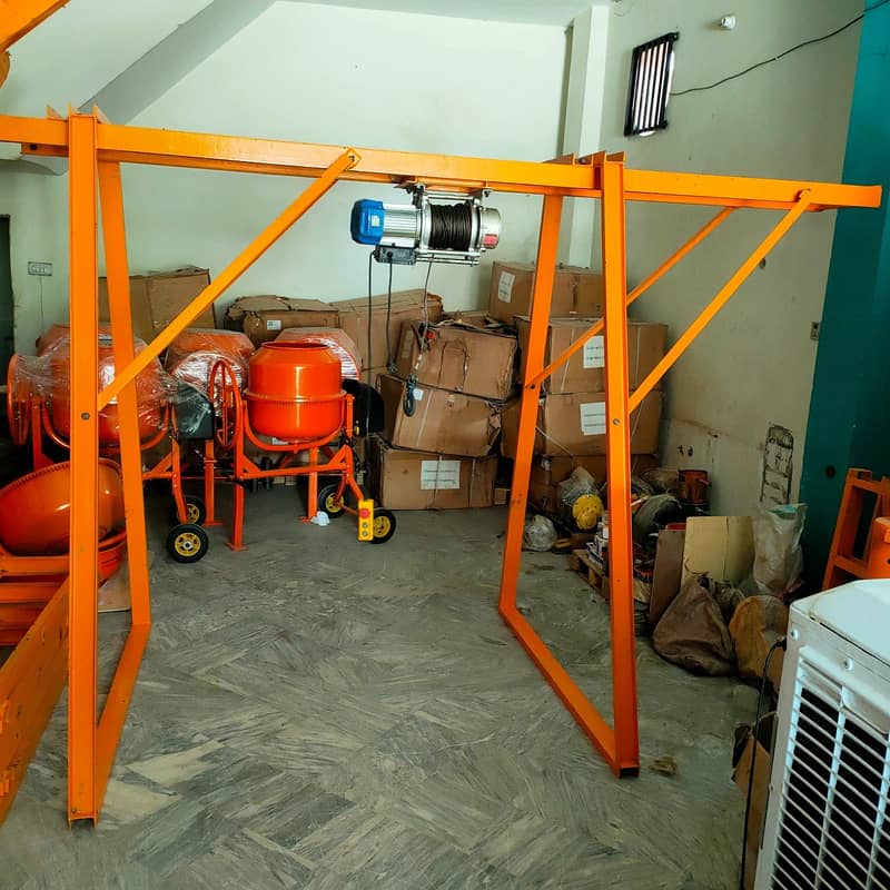 Concrete mixer machine / Monkey lift / cargo lift / Engine lift / lif 10