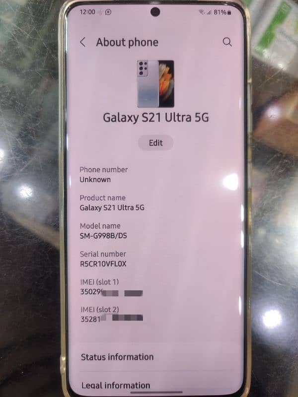 Samsung Galaxy S21 Ultra 5G 5