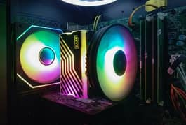 ARGB CPU Cooler support all AMD and Intel processors