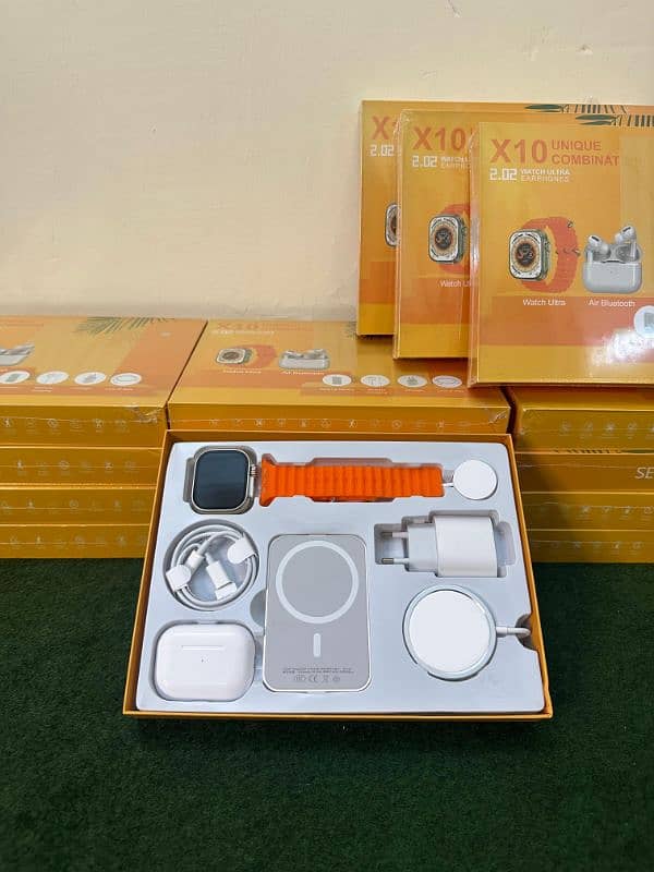 X 10 smart watch bundle 1