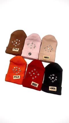 Baby Embroidered Cap-Pack of 6