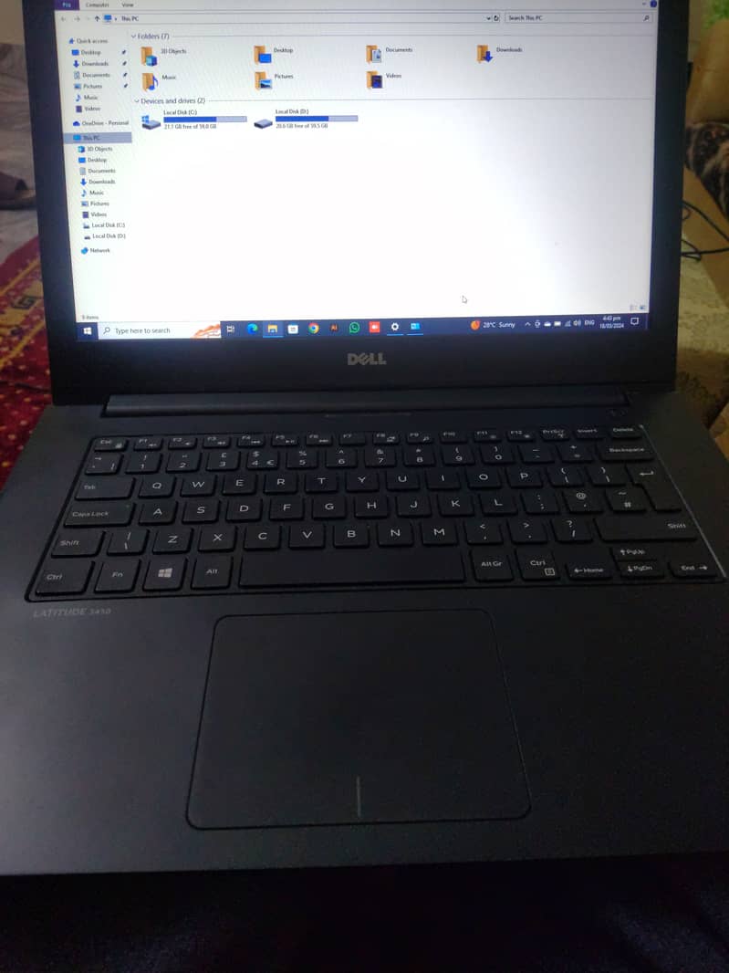 Dell latitude 3450 8 gb ram 128 SSD 0