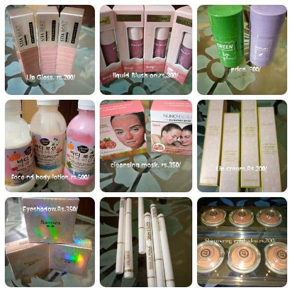 All makeup products available 5