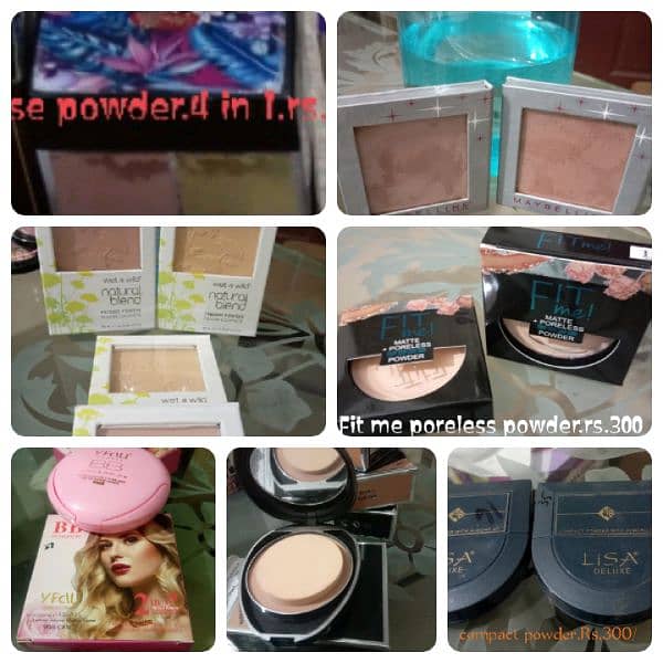 All makeup products available 7