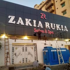 3d sign boards/ alucobond panel/Led sign board/SMD pixcel sign karachi