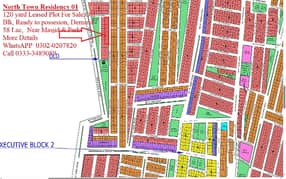 120 yard Leased Old Blk Plot for Sale North Town Residency 01 0