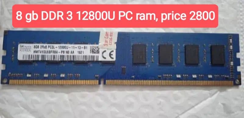 DDR3 pc ram & i5 processor 0