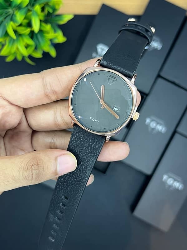 TOMI Minimalist Business Men's Quartz Watch 0