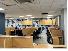 Area 2500 Sqft Fully Furnished Corporate Office Near MM Alam Road Gulberg Lahore Original Pics 0