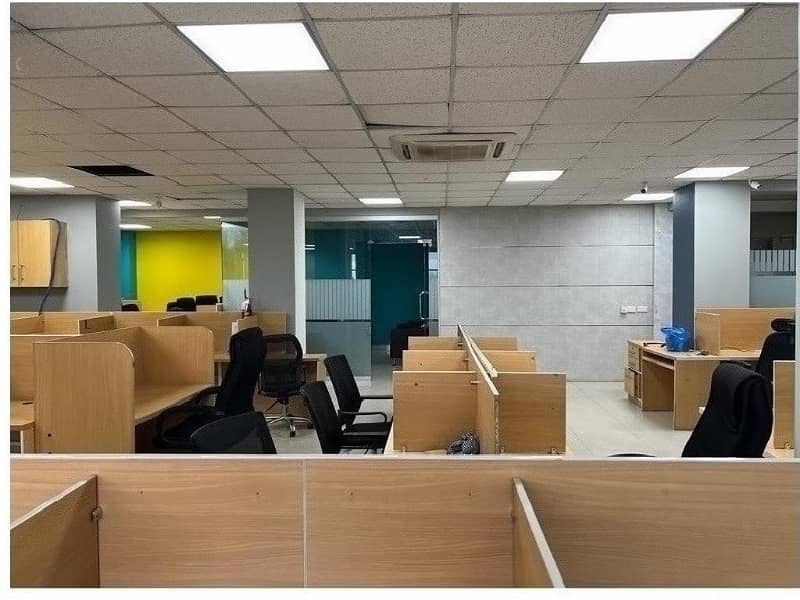 Area 2500 Sqft Fully Furnished Corporate Office Near MM Alam Road Gulberg Lahore Original Pics 2