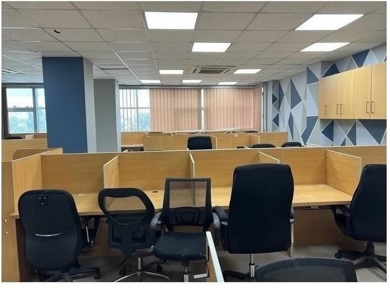 Area 2500 Sqft Fully Furnished Corporate Office Near MM Alam Road Gulberg Lahore Original Pics 3