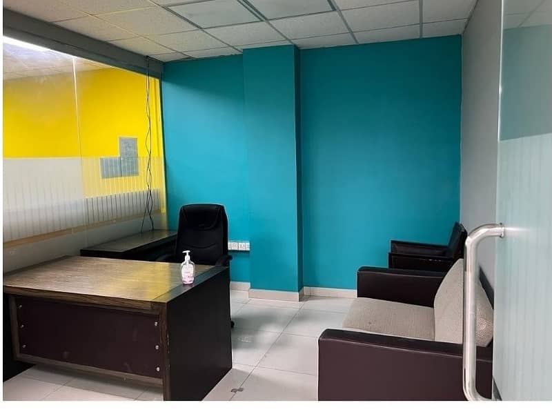 Area 2500 Sqft Fully Furnished Corporate Office Near MM Alam Road Gulberg Lahore Original Pics 11