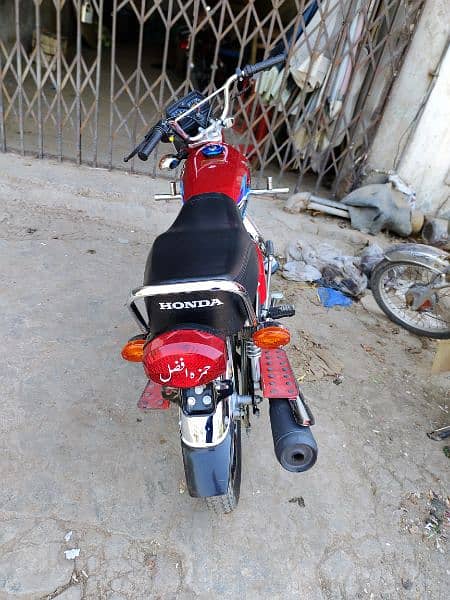 Honda Cg 125 (2024) model 9 hazar chala hai no number 9