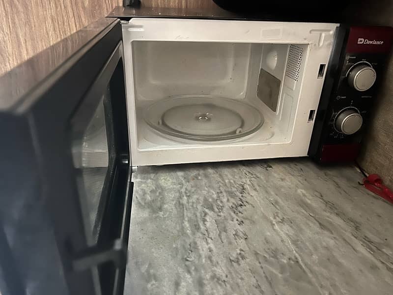 microwave oven few weeks used only 1