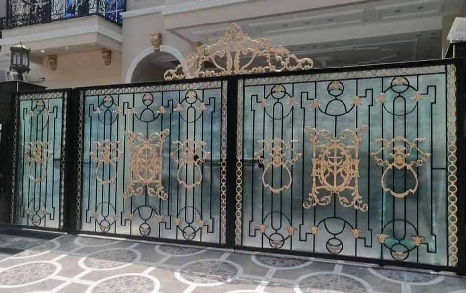 Steel works: Gates, Fiber Windows, Custom Grills & tensile sheds 1