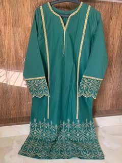 KHAADI brand 3 piece stitched suit and shawl.