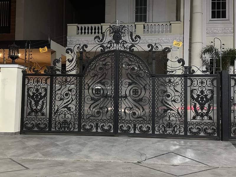 Steel works: Gates, Fiber Windows, Custom Grills & tensile shed 3