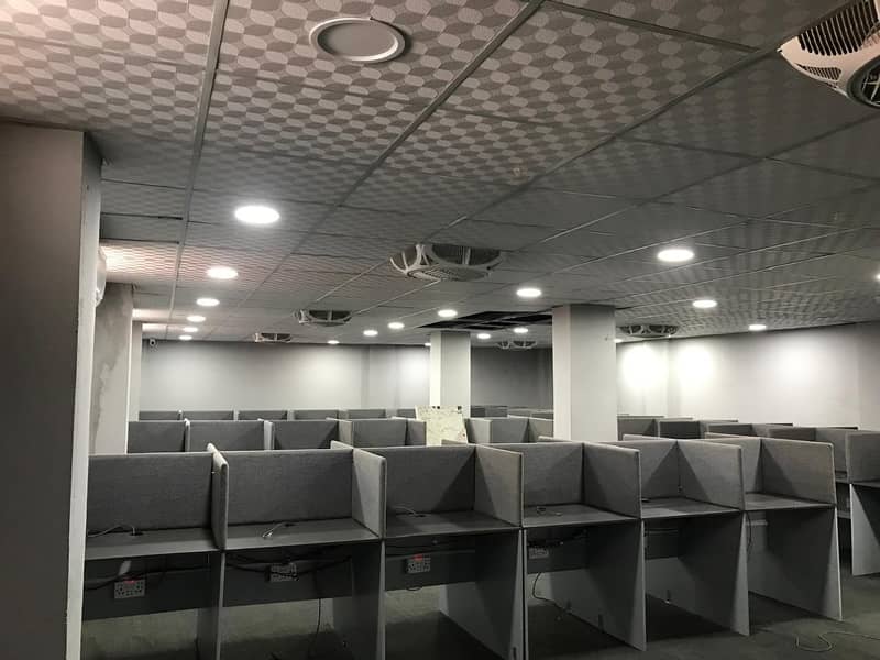 Call center, Co work Space,  Floor availabe for rent on Murree road 1