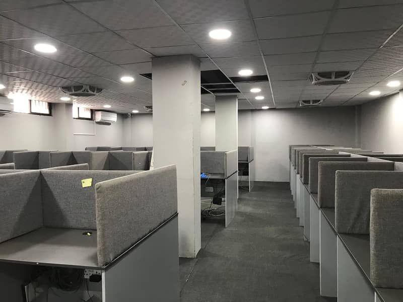 Call center, Co work Space,  Floor availabe for rent on Murree road 3