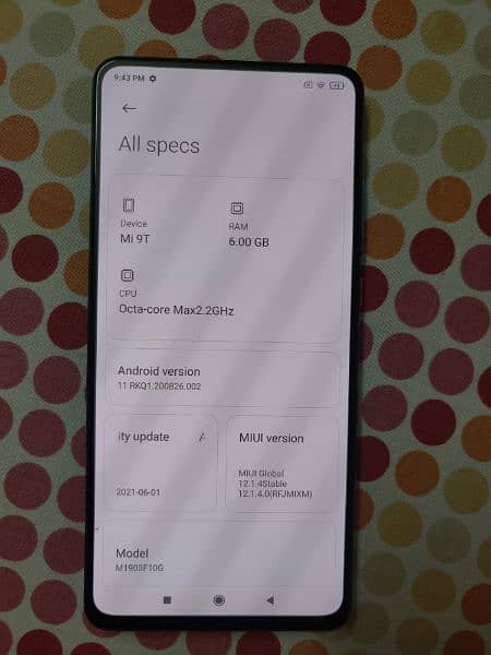 XIAOMI MI9T 6/128 GB 1