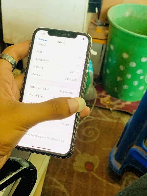 iPhone x non pta factory unlock 256GB 7