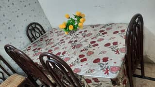 Dining table with 6 chairs