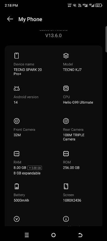 Techno sprak 20 pro plus 9