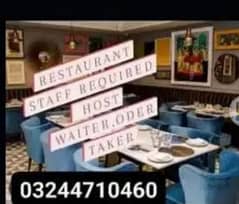 Restaurant job available male can apply