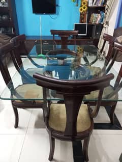 Master Dining Table with 6  Chairs