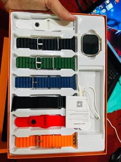 7 in 1 ultra smartwatch with 7 straps